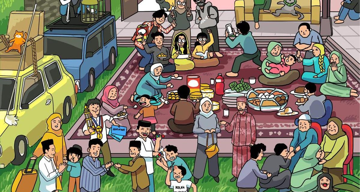 Suasana Kebersamaan Yang Menggetarkan Hati Saat Idul Fitri