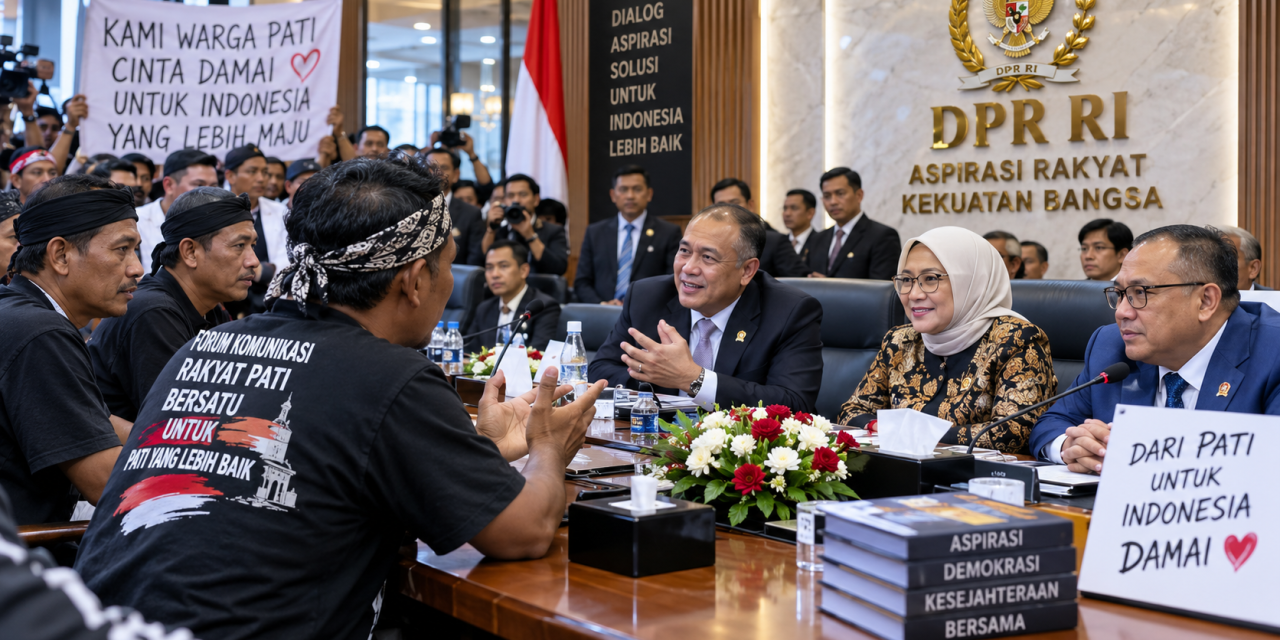 Warga Pati Temui Pimpinan DPR: Tegaskan Masyarakat Damai