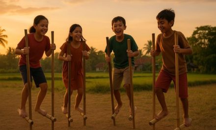Egrang Tradisional Permainan Seru Penuh Keseimbangan Tubuh