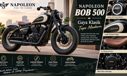 Napoleon Bob 500 Gaya Klasik Tapi Modern