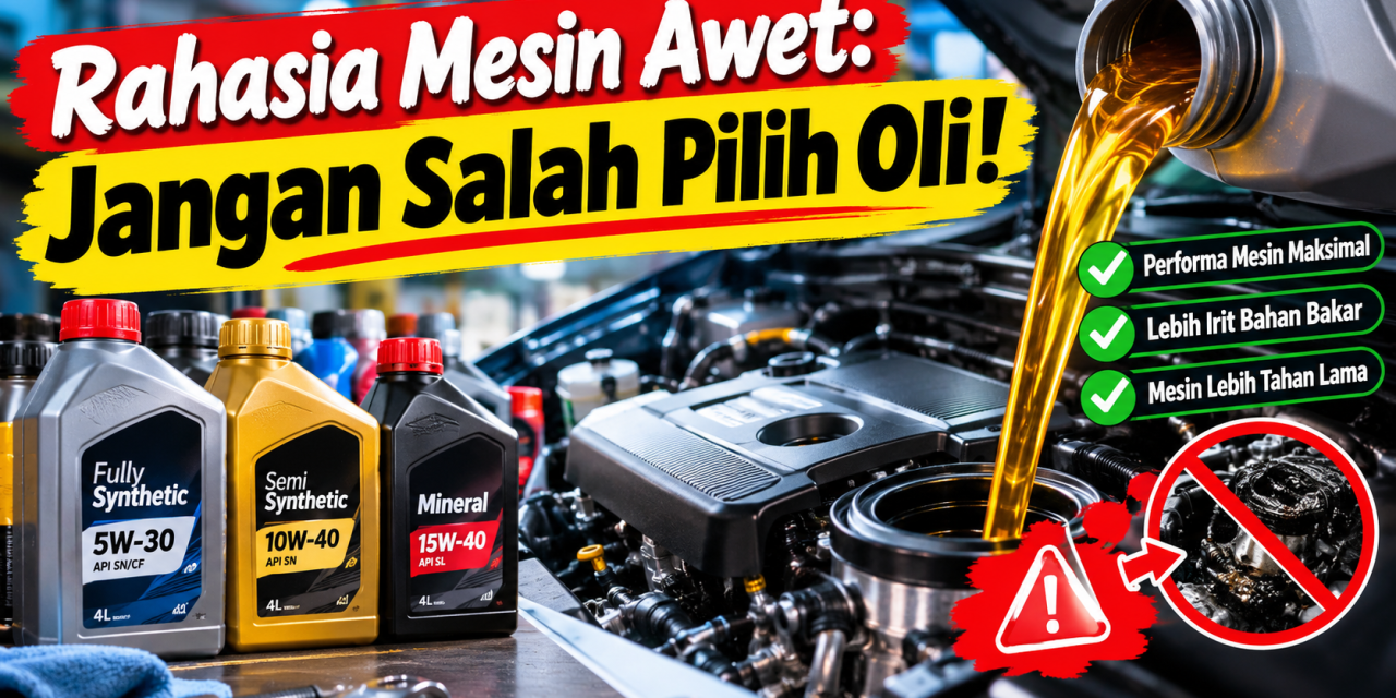 Rahasia Mesin Awet: Jangan Salah Pilih Oli!