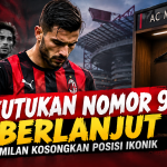Kutukan Nomor 9 Berlanjut, Milan Kosongkan Posisi Ikonik
